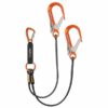 ELITE twin lanyard – tri-act, scaff hook