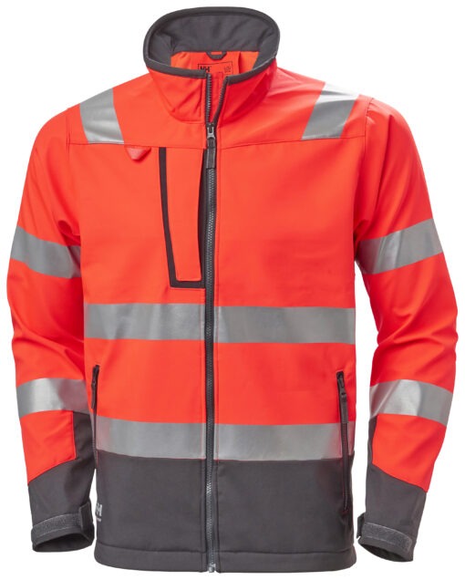 HELLY HANSEN ALNA 2.0 HI VIS SOFTSHELLL JACKET