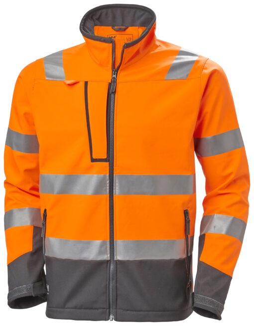 HELLY HANSEN ALNA 2.0 HI VIS SOFTSHELLL JACKET