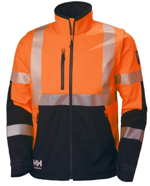 HELLY HANSEN ICU HI VIS SOFTSHELL JACKET