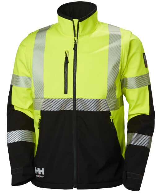 HELLY HANSEN ICU HI VIS SOFTSHELL JACKET