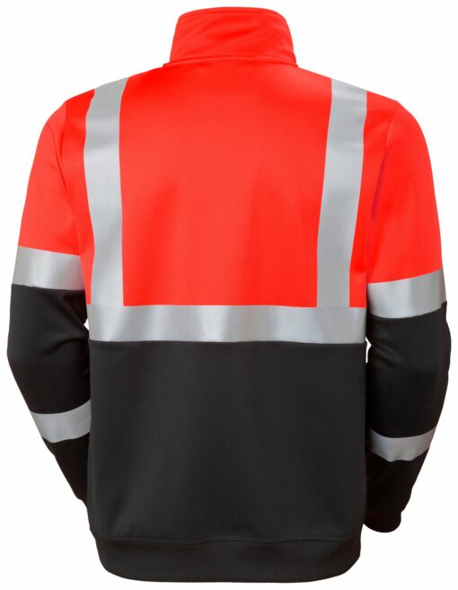 ADDVIS HI VIS HALF ZIP SWEATSHIRT CLASS 1