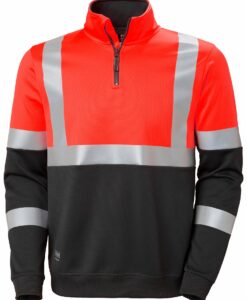 ADDVIS HI VIS HALF ZIP SWEATSHIRT CLASS 1