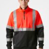 ADDVIS HI VIS HALF ZIP SWEATSHIRT CLASS 1